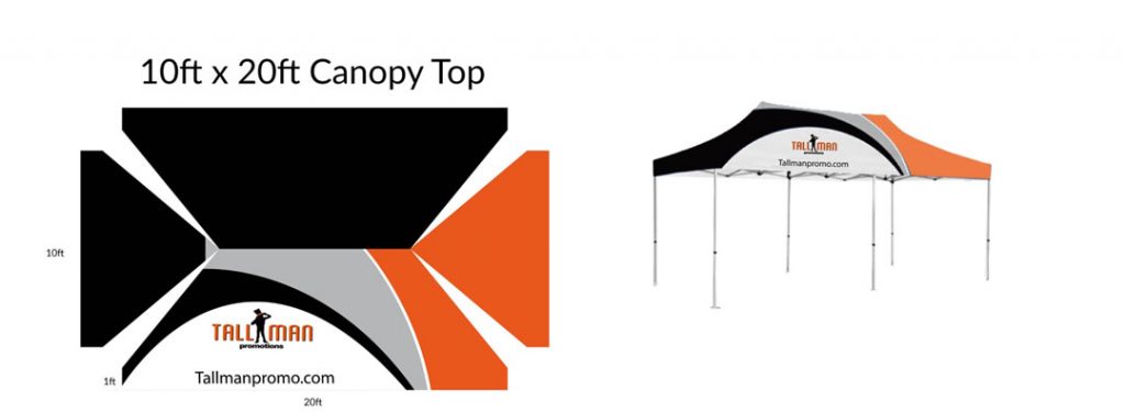 10x20 canopy artwork template