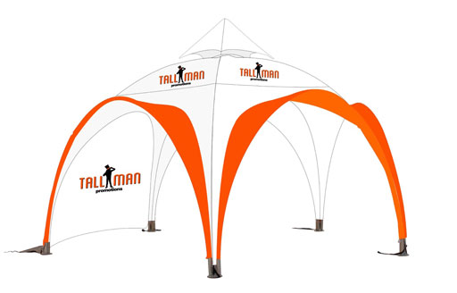 Protego solid frame arch tent